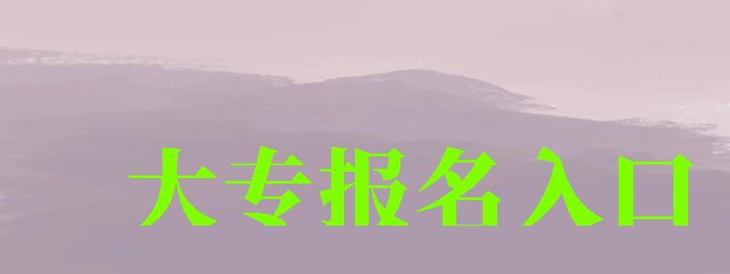 大專報(bào)名入口 大專報(bào)名入口 ,大專報(bào)名入口官網(wǎng)(圖1)