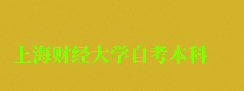 上海財(cái)經(jīng)大學(xué)自考本科(上海財(cái)經(jīng)大學(xué)自考本科學(xué)位證要求) 上海財(cái)經(jīng)大學(xué)自考本科,上海財(cái)經(jīng)大學(xué)自考本科學(xué)位證要求(圖1)