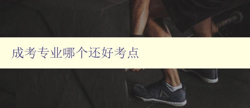 成考專業哪個還好考點 探究成人高考專業選擇的技巧 成考專業哪個還好考點 探究成人高考專業選擇的技巧