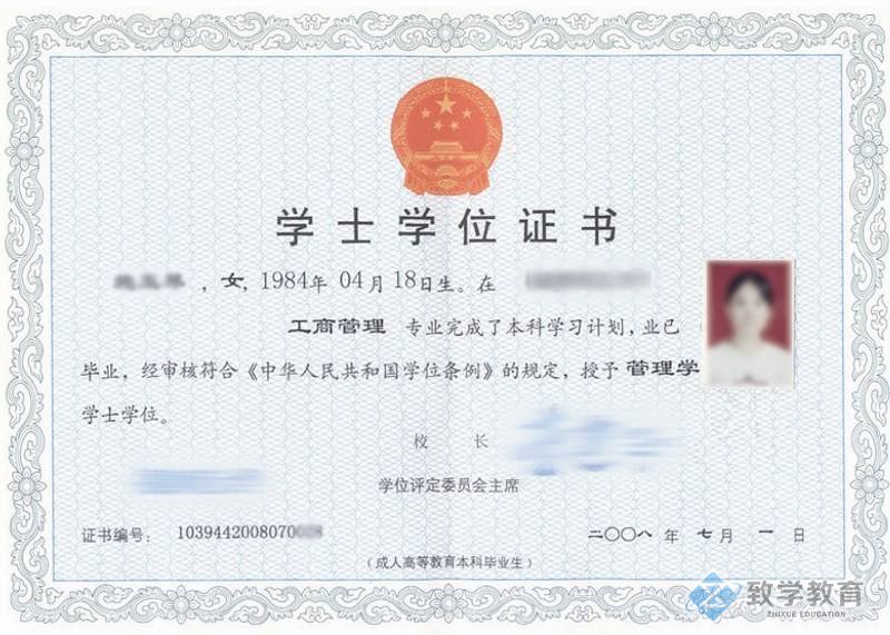 成人高考學(xué)士學(xué)位證書